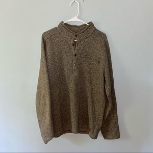 EMS 1/4 button down sweater